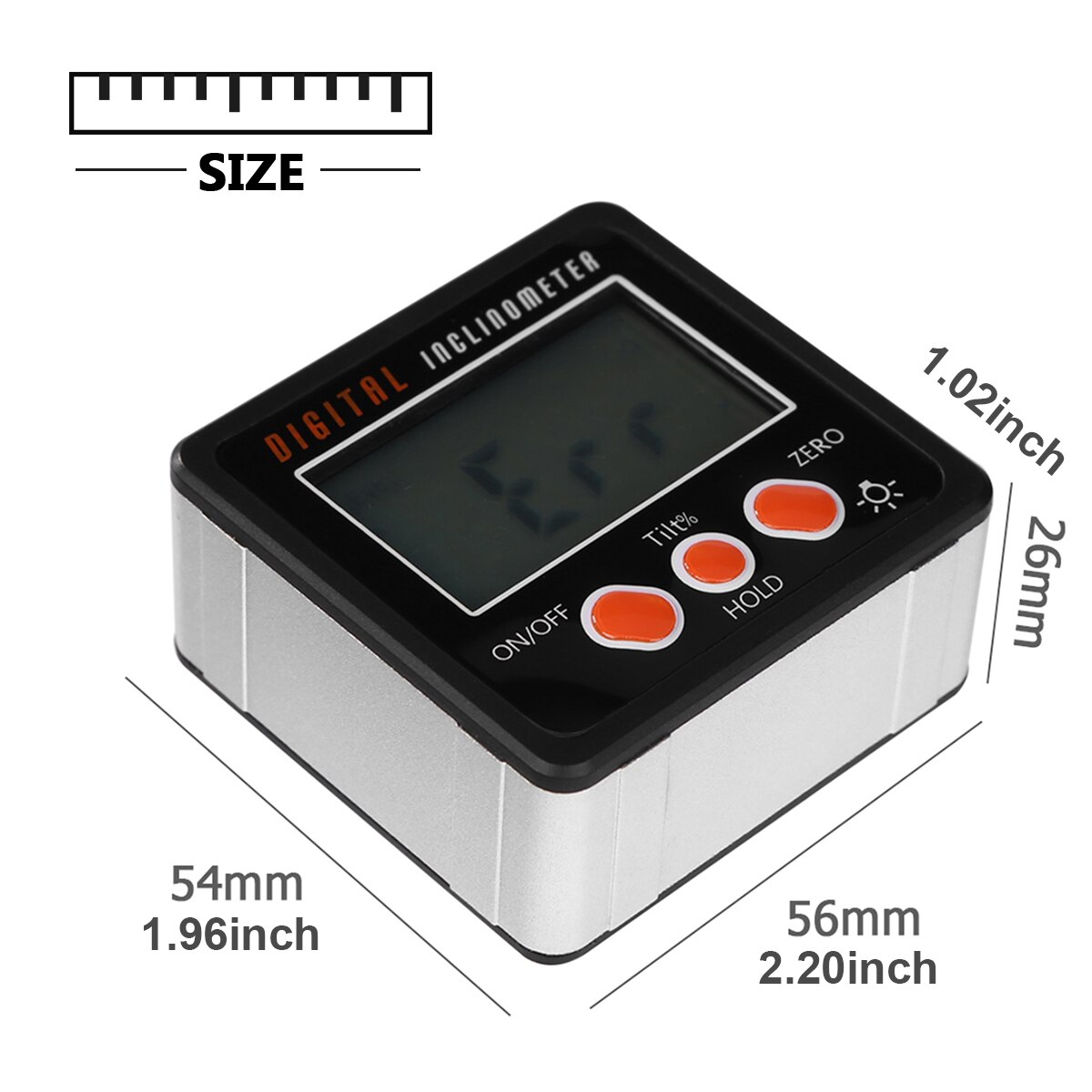 Digital Inclinometer Protractor Level Box Digital Inclinometers Angle Finder Bevel Boxes With Magnetic Base