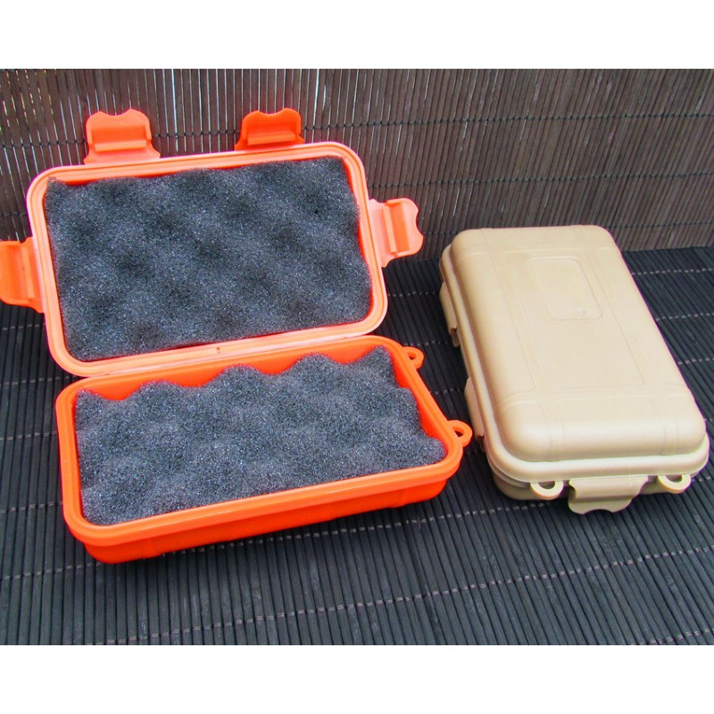 Waterproof Plastic Tool case phone Case Outdoor Shockproof Airtight Container Storage Box with foam lining