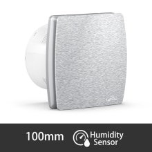 Bathroom Toilet Extractor Ventilation Fan with Humidity Sensor Timer 100mm 230V: LFWW-09QH-4S