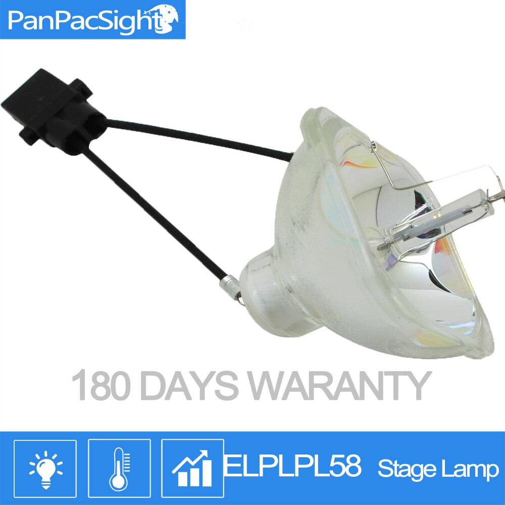 Projector lamp Bulb ELPLP58 for Epson EB-C250XS,EB-C250XC,EB-C250X, EB-C250W,EB-C250S,EB-X92EX3200,EX5200,EX7200