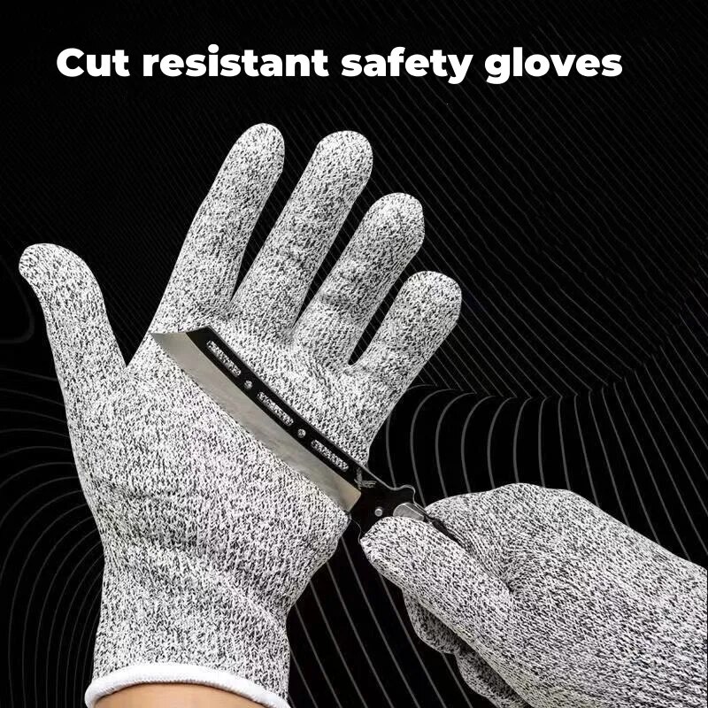 Un par de guantes anticorte, fábrica de vidrio, cocina, pesca, vidrio especial, antiarañazos, corte con cuchillo, guantes antipuñaladas