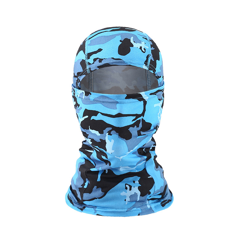 Pasamontañas de camuflaje máscara facial completa esquí bicicleta ciclismo caza cubierta para la cabeza bufanda Blaclava gorra Bandanas hombres: Beige
