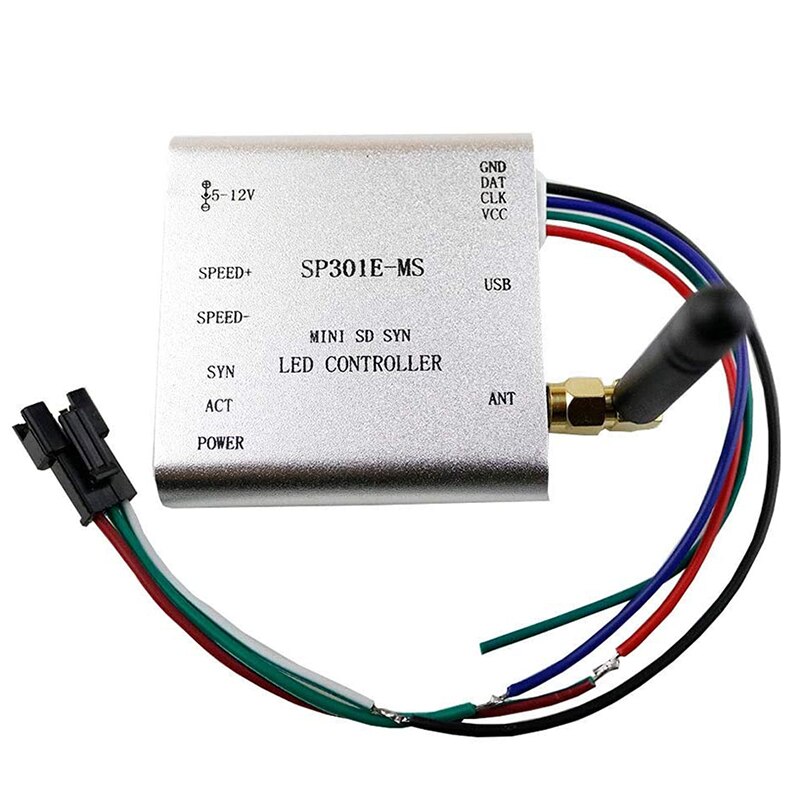 SP301E-M/SP301E-MS Programmable RF Synchronous Controller for APA102 SK6812 WS2812B WS2811 LED Strip Lights