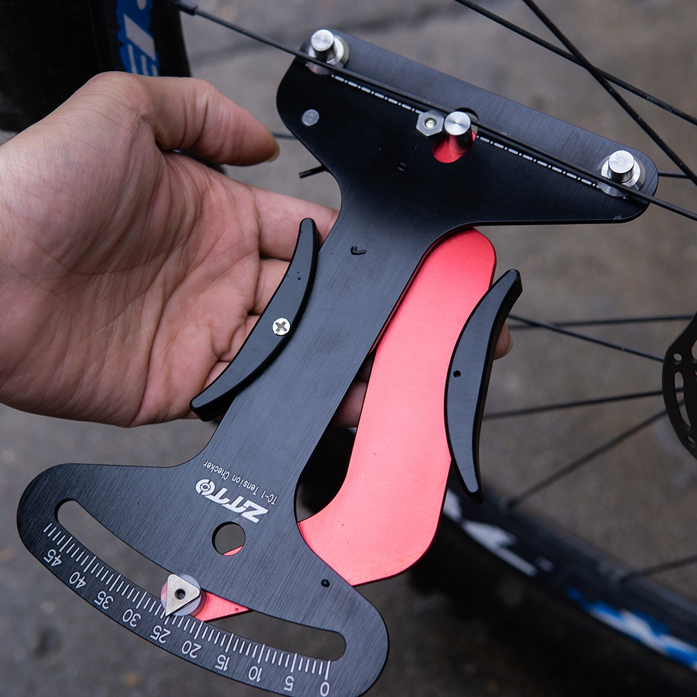ZTTO – compteur de Tension de rayon de vélo, vérificateur de force de rayon de roue, rayons ronds Aero, indicateur précis TooI inclus, manuel TM-1 vtt