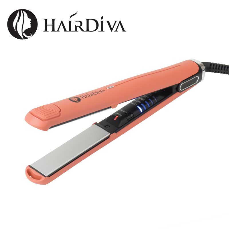 HairDiva 240C 470F planchas de pelo con queratina plancha de pelo 43/5000 Placas calefactoras nanocerámicas de calentamiento instantáneo