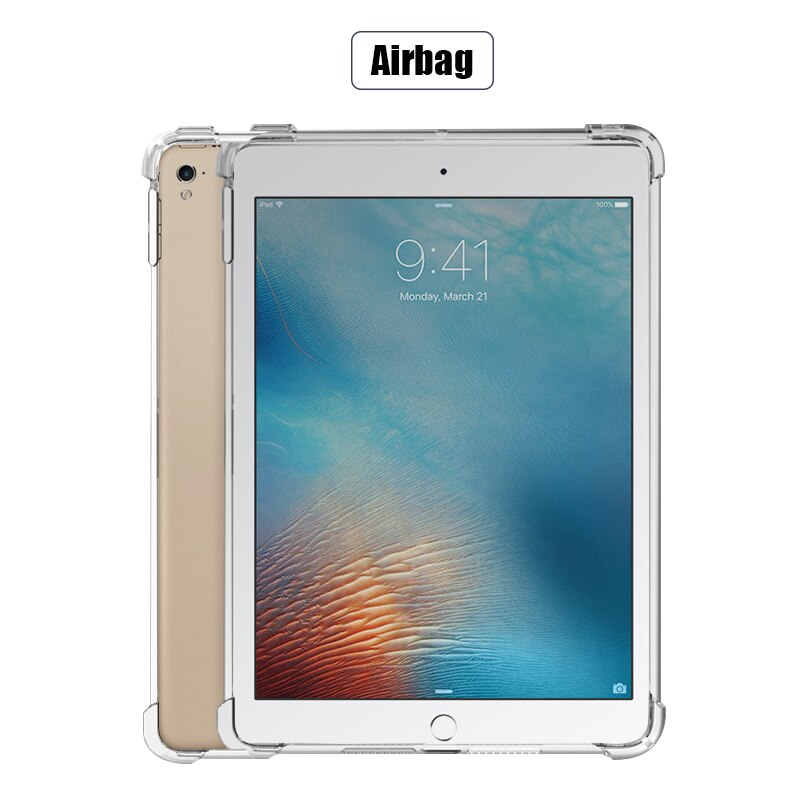 Funda para iPad Pro 10,5, , modelo A1701, A1709, carcasa negra de silicona suave ultrafina para Apple iPad Pro de 10,5 pulgadas: Airbag