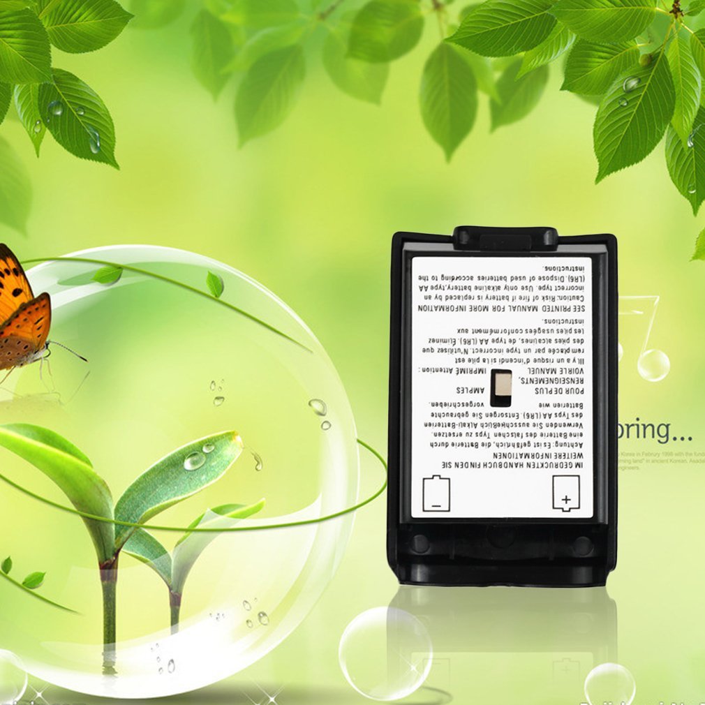 Universele batterij cover shell shield case kit voor xbox 360 draadloze controller zwarte batterij cover shell