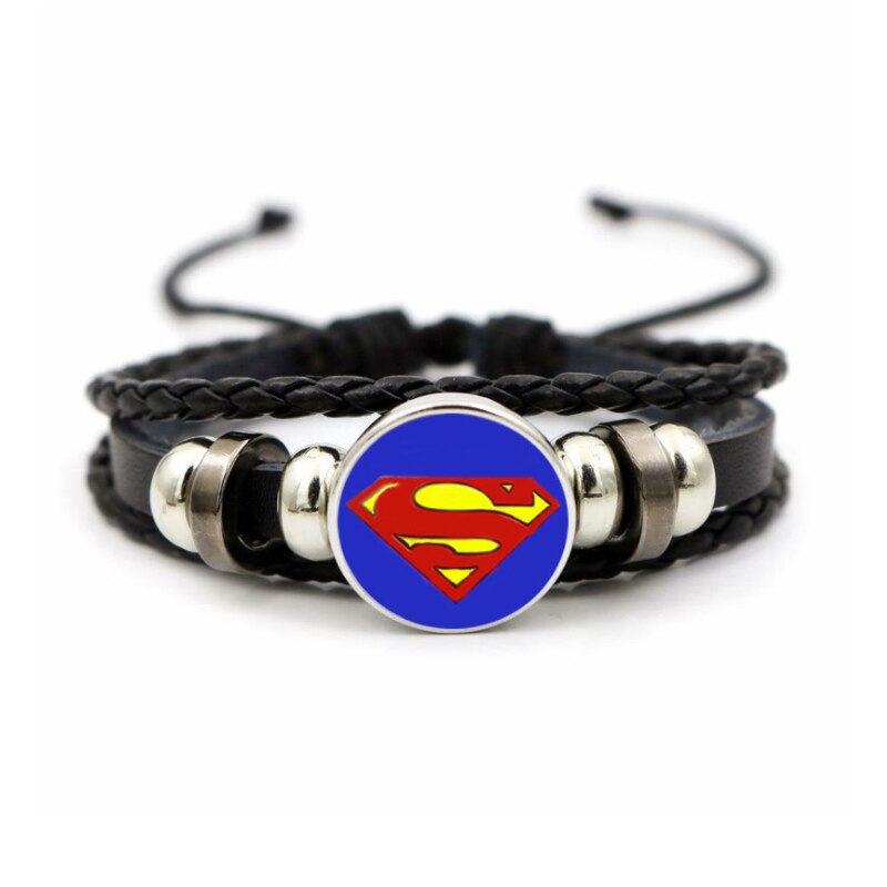 Hero Serie Speelgoed Hand Geweven Lederen Kralen Armbanden Jouet Voor Jongens En Meisjes Stijlvolle: T0010Z-9