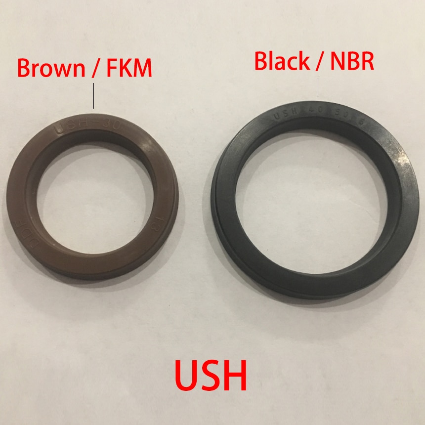 USH 32*42*6 32x42x6 35*45*6 35x45x6 35.5*45*6 35.5x45x6 NBR Rubber Hydraulic Cylinder Piston Rod U Lip Gasket O Ring Oil Seal