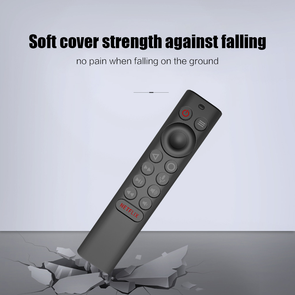 Tv Afstandsbediening Case Cover Voor Nvidia Shield Tv Pro / 4K Hdr Siliconen Anti-Val Anti-skid Beschermhoes Skin Shell