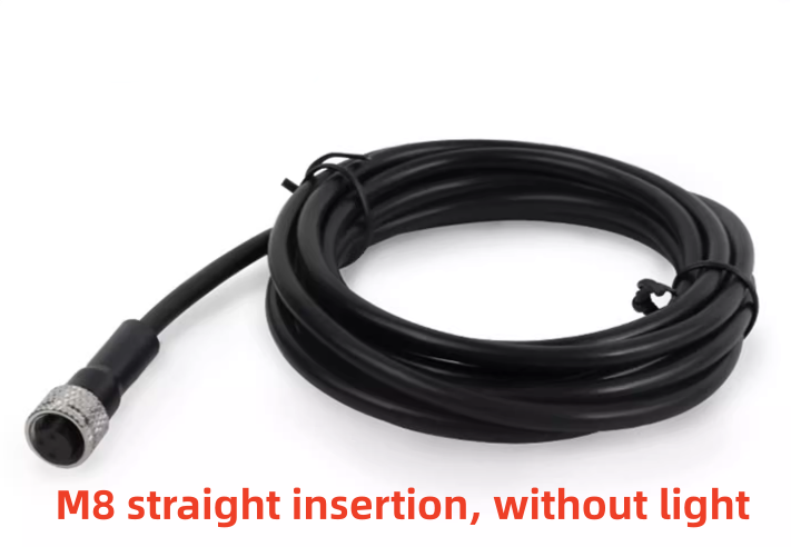 2M Lange M8 M12 Connector Waterdichte Verbinding Draad Luchtvaart Plug 2-Core 3-Core 4-Core Sensor Mannelijke En Vrouwelijke Stekker: Army Green / 4P