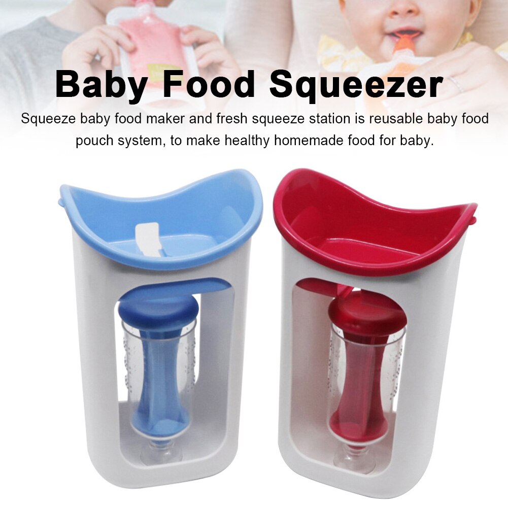 Fryser opbevaring spædbarn sund hjemmelavet frugtsaft med genanvendelig pose baby madproducent mølle fodring klemme station manual