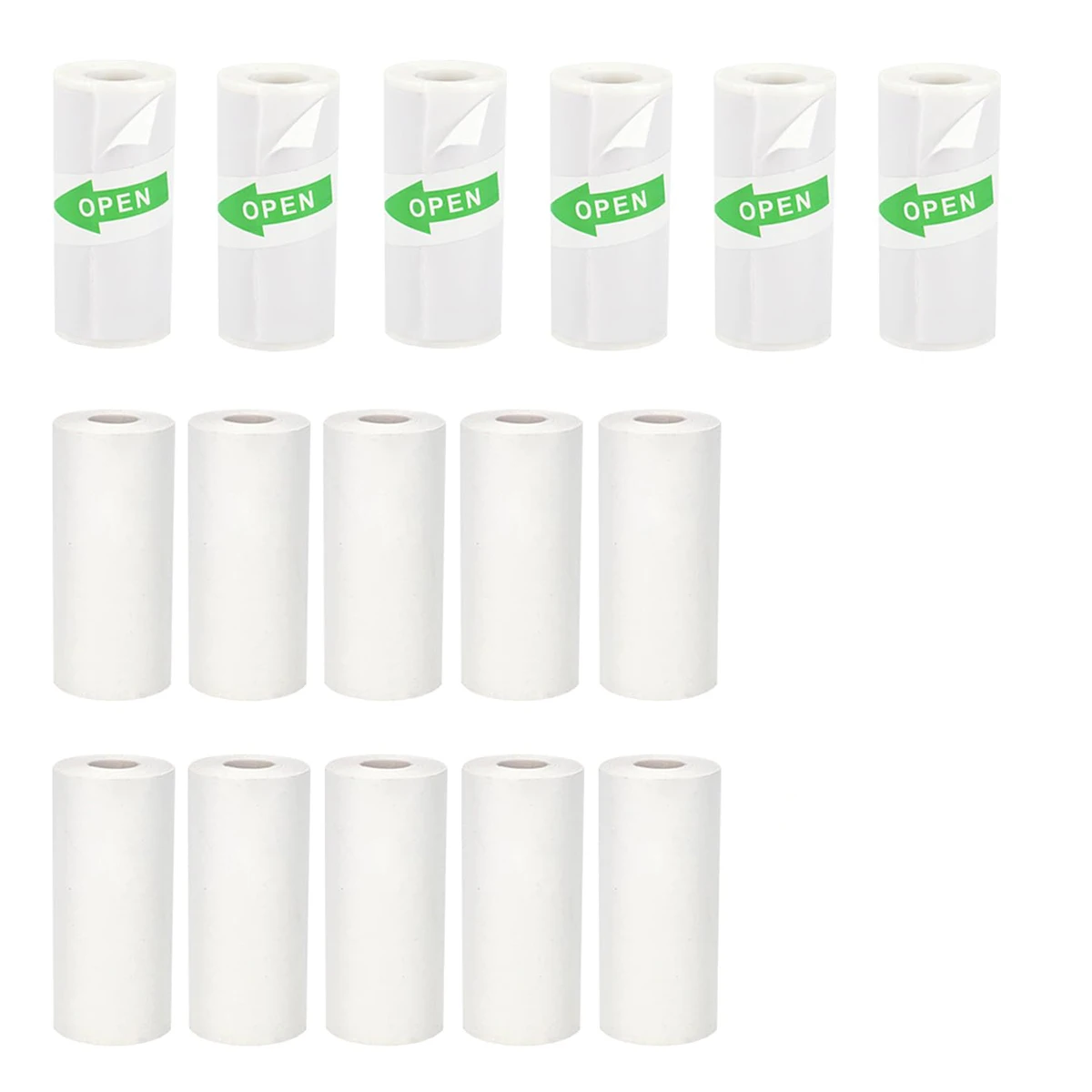 57x25mm Papier Für Mini Drucker Rolle Papier Art Kamera Selbst-Klebe Etikett Aufkleber Für T02/M02/M02S Für Foto Tagebuch Notizen Memo: Marine Blau