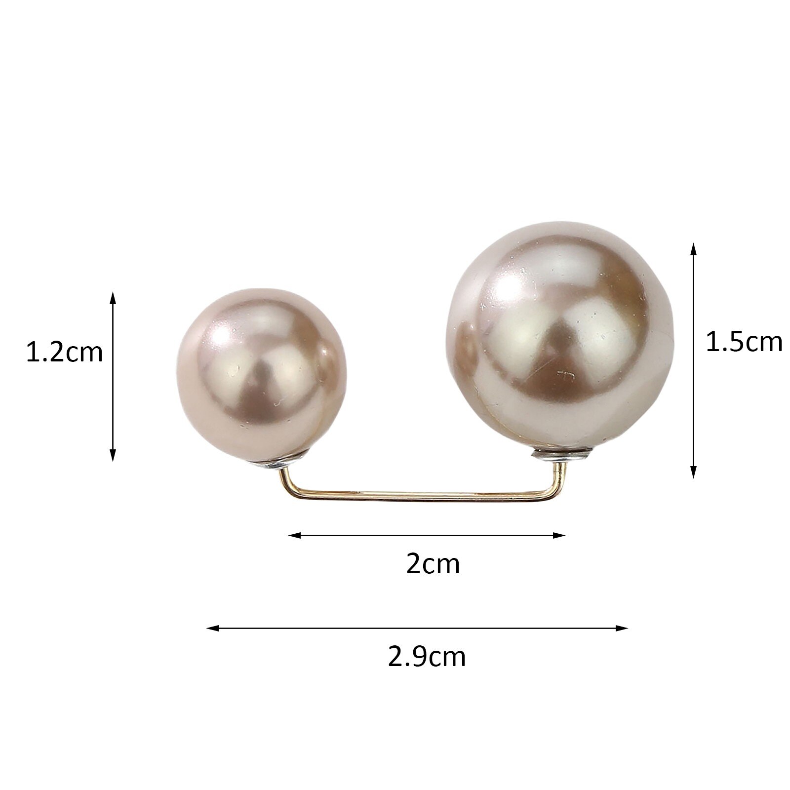 Collar artefacto Anti-fallo botón Pin ropa falda pantalones broche para la cintura accesorios de joyería accesorios de Ropa Decoración #50