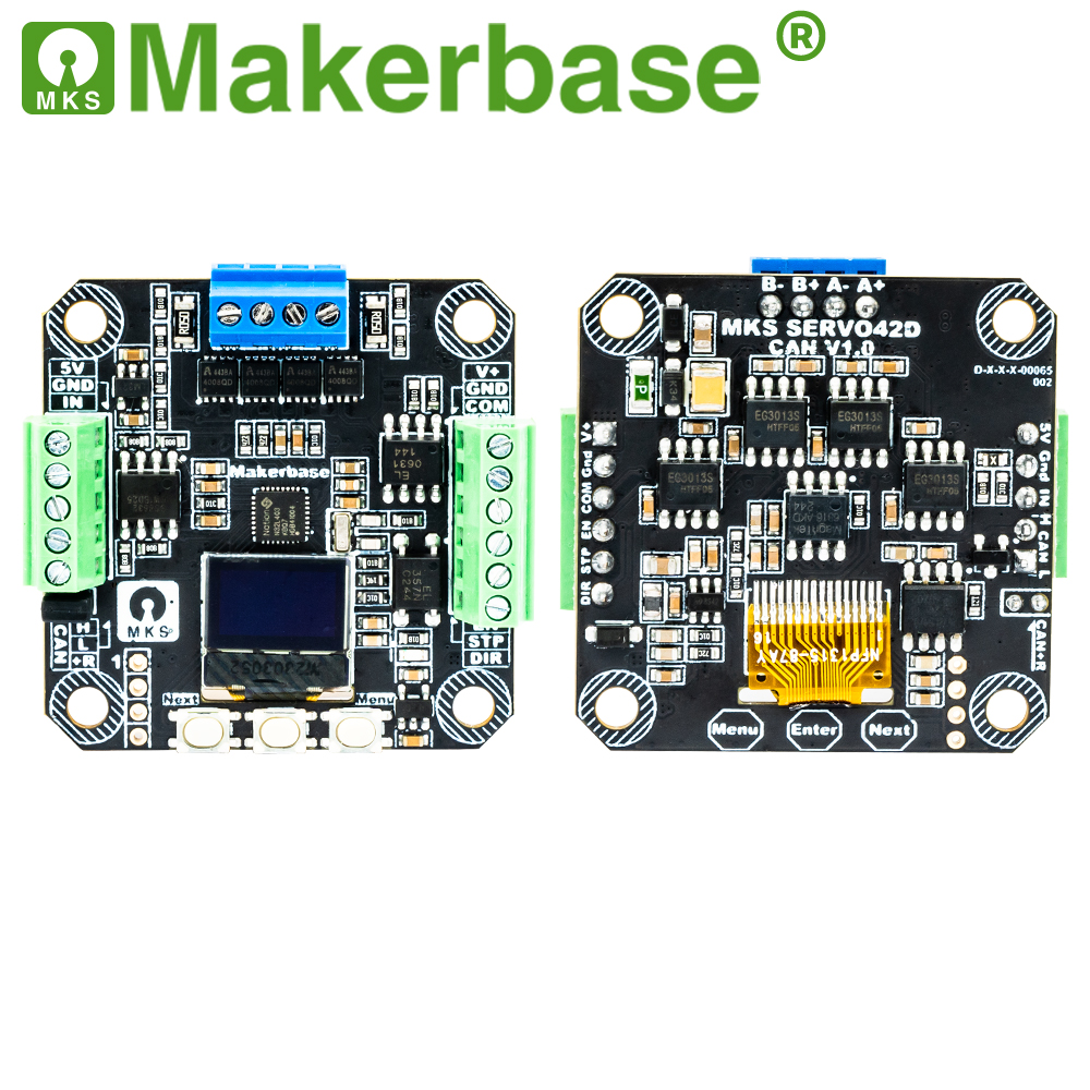 Makerbase mks servo 42d nema 17 lukket loop stepper motor driver cnc 3d printer til gen_l foc stille og effektiv