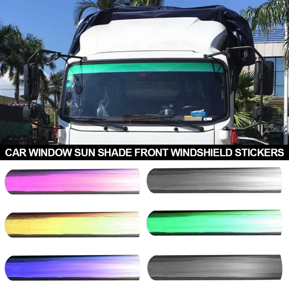 Bil Solskærm Forrude Solskærm Protector Solar Vinduesfilm Varmeisolering Farveskiftende Film Universal 150x20cm