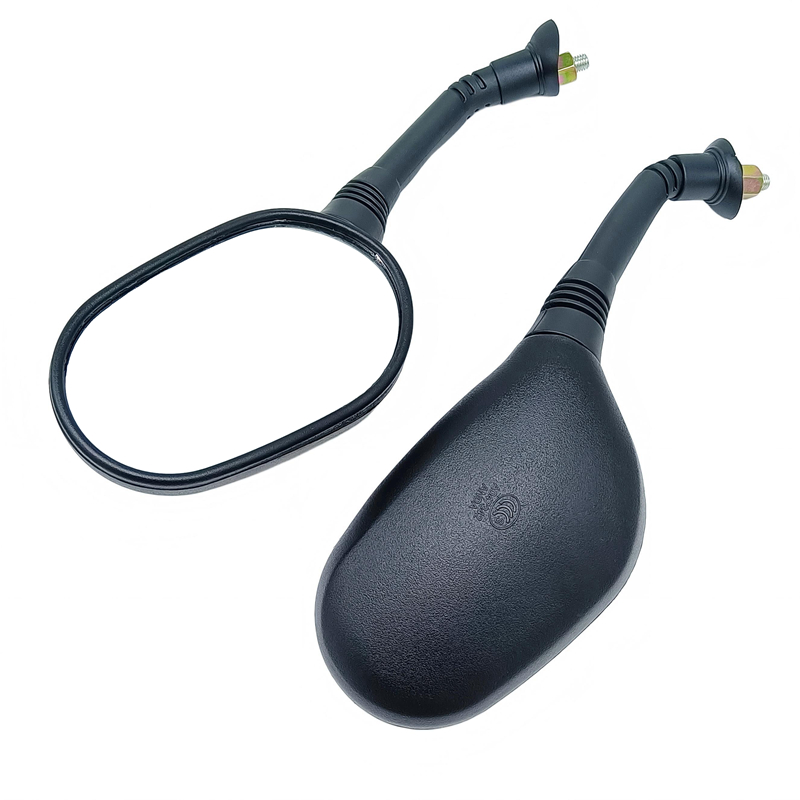 LMoDri Motorcycle Rear View Mirror Motorbike 8mm Back Side Replacement Mirrors Scooter E-bike Universal Use