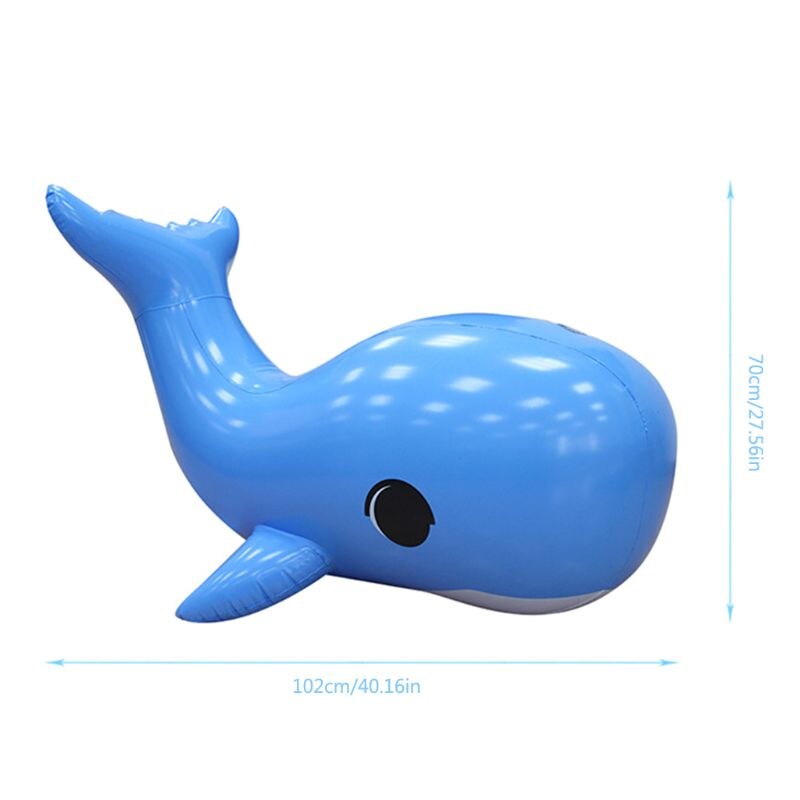 Kids Opblaasbare Spray Water Pad Leuke Cartoon Dier Dolfijn Water Mat Play Zwembad Outdoor Spelen Gazon Sprinkler Speelgoed