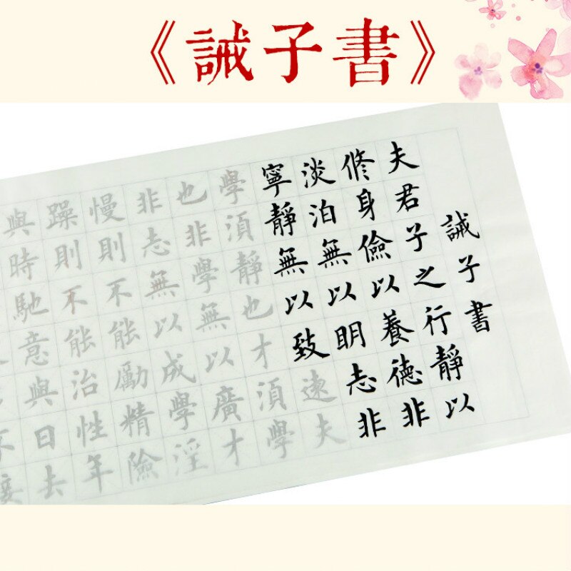 20pcs 34*70cm Chinese Regular Script Calligraphie Copybook Medium Regular Script Copybooks Xuan Paper Calligraphy Copybook