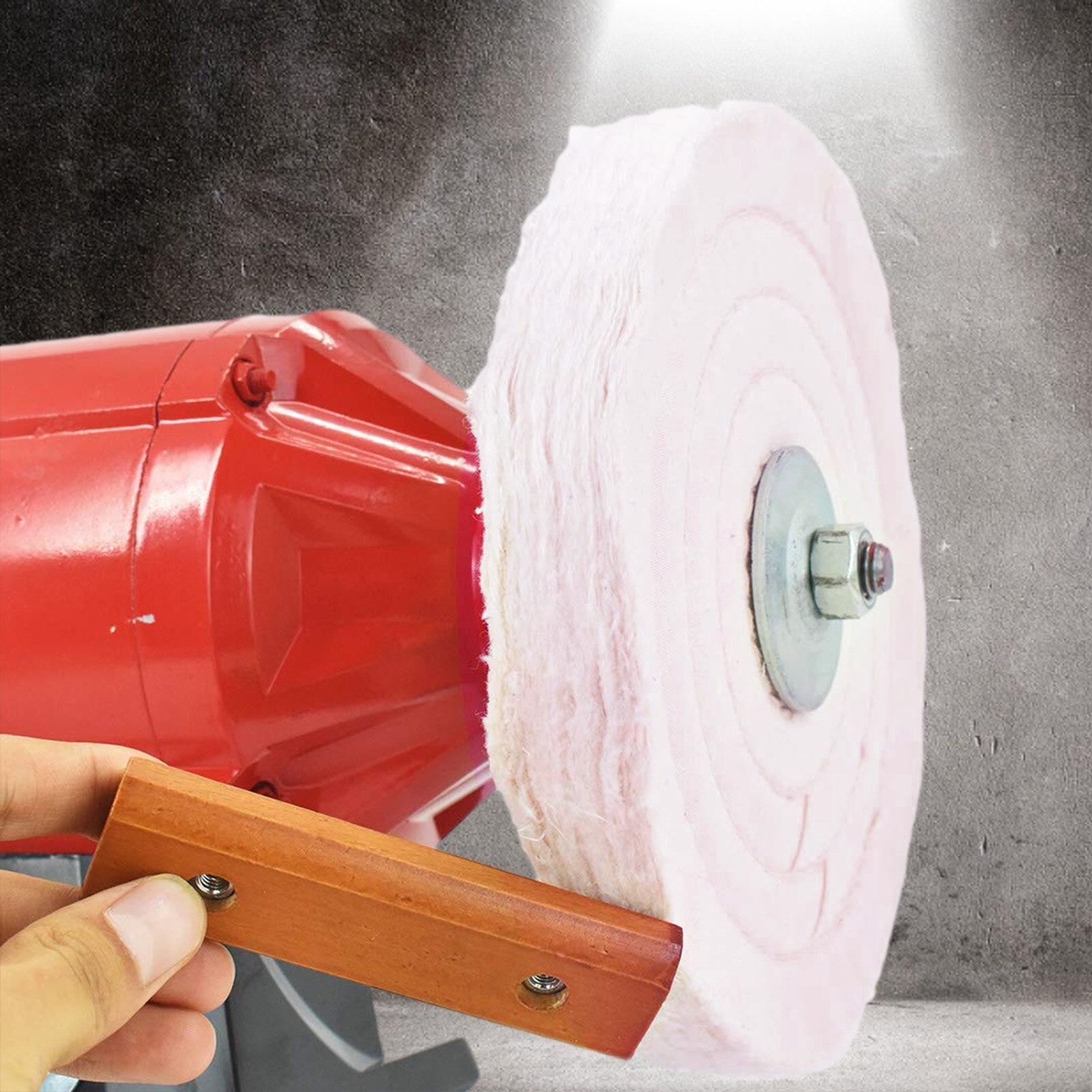 Wheel Mirror Polished Buffing Surface Polishing Wheel Buffing Gold Silver Jewelry MirrorPolish wheelBench Grinder Polisher Tool