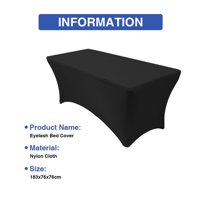 Eyelash Extension Elastic Bed Cover Special Stretchable Bottom Table Bed Sheet Lashes Grafting Makeup Beauty