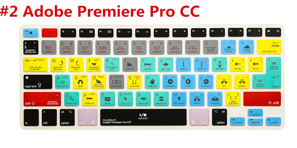 Ableton-funda de teclado para Macbook Pro, accesorio para teclado de acceso rápido, para Macbook Pro Air Retina 13 15 17 antes de