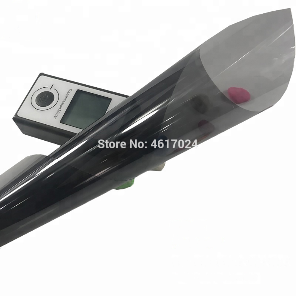 50cmX200cm High heat rejection solar control window tint film VLT35% Black dyed solar tint film