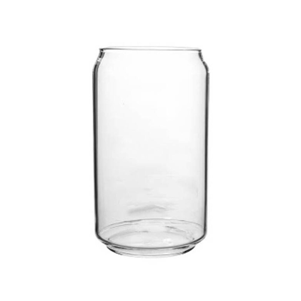 Ring-pull burkformad glaskopp transparent vattenmugg praktiska ölmuggar: Default Title