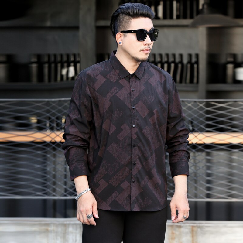 Nueva camiseta de talla grande 10XL 9XL 8XL 7XL 6XL Casual para hombres camisas de vestir sueltas para hombres camisas de de manga larga de negocios ropa para hombres
