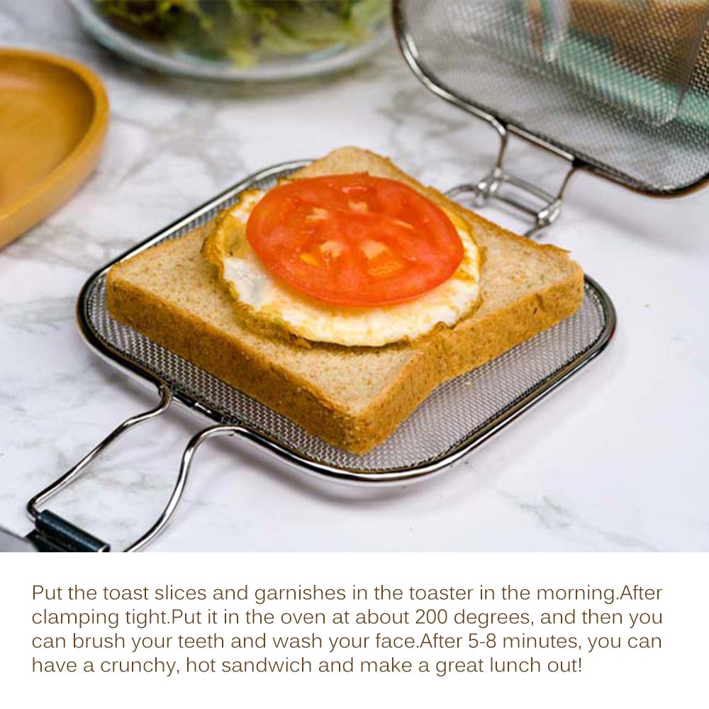 Stainless Steel Baking Rack Nonstick Grid Net Bread Sandwich Baking Rack Cookies Biscuits Cooling Rack