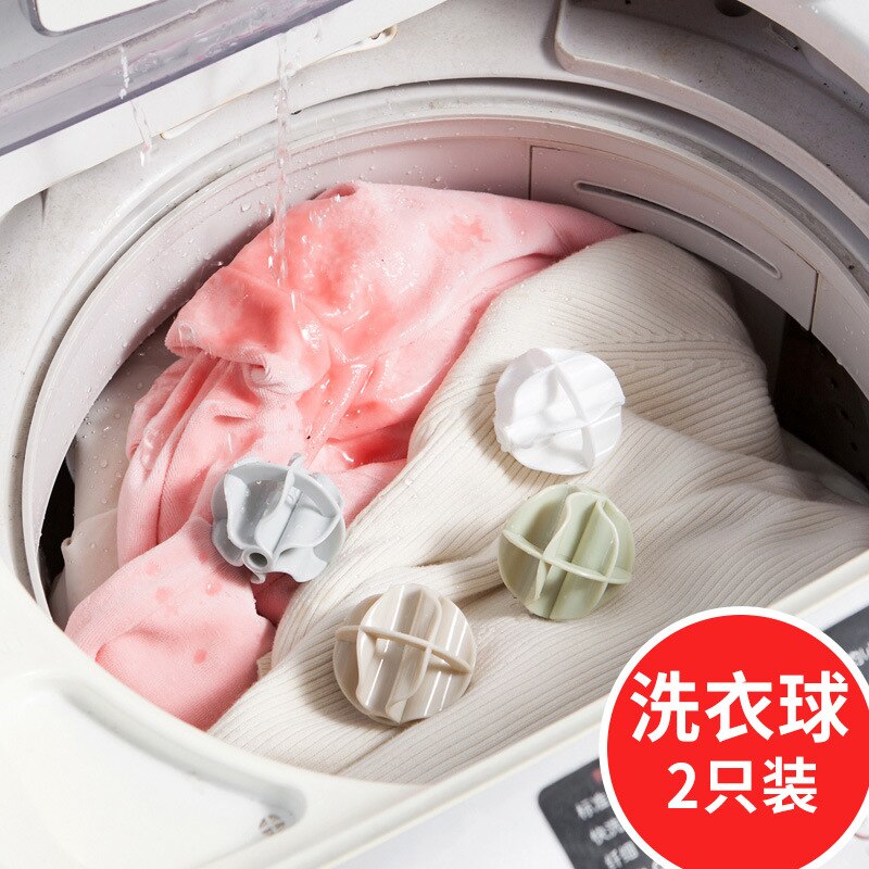 Ultra-styrke magisk dekontaminering anti-vikling vasketøj kuglepakke  of 2 rengøring vaskemaskine beskyttelse bold vaskemaskine vask un