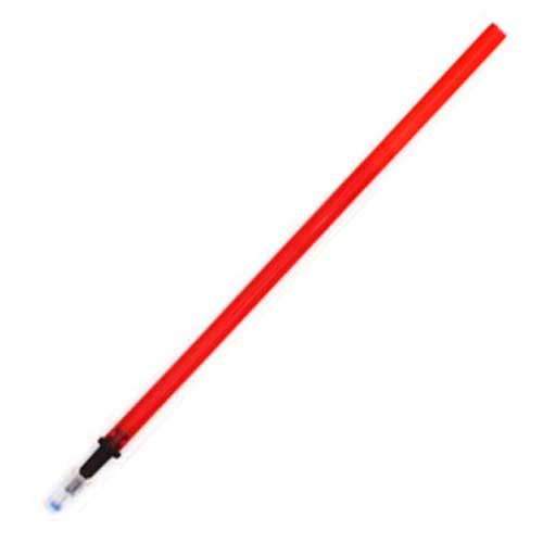 Sletbar pen spids 0.5mm blå sort pen vaskbart håndtag kuglepenne patron salg elev papirvarer kontor pen skrift: 1 stk rød refill