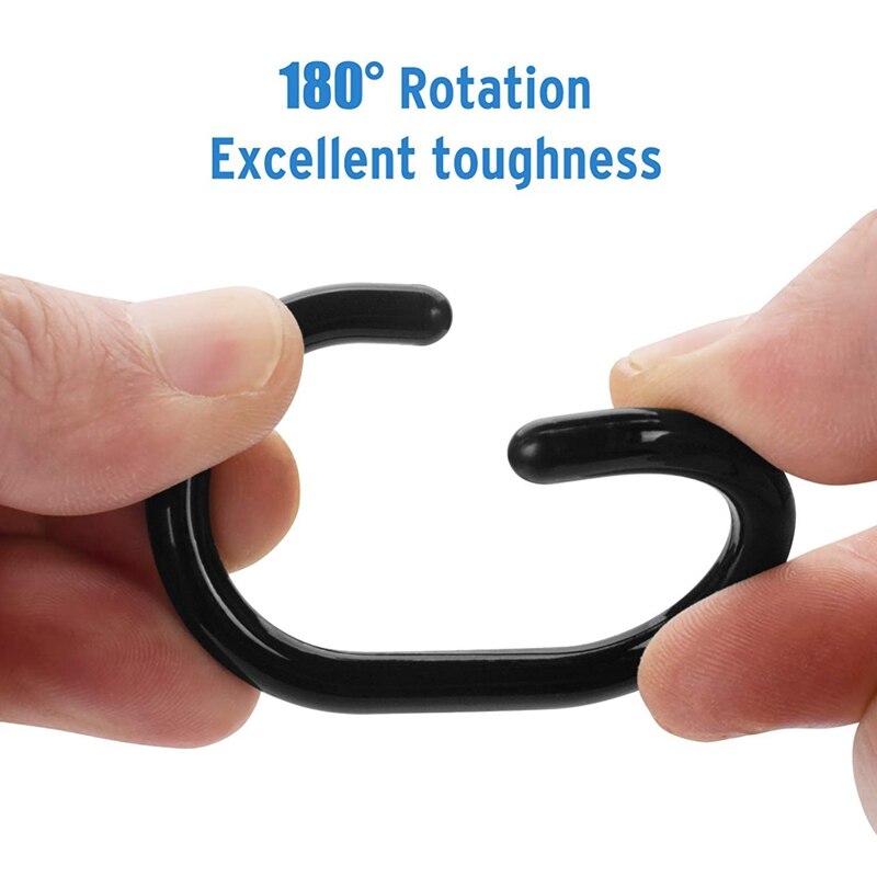 24 Stks/set Plastic Gordijn Haken Douche Badkamer Grandado