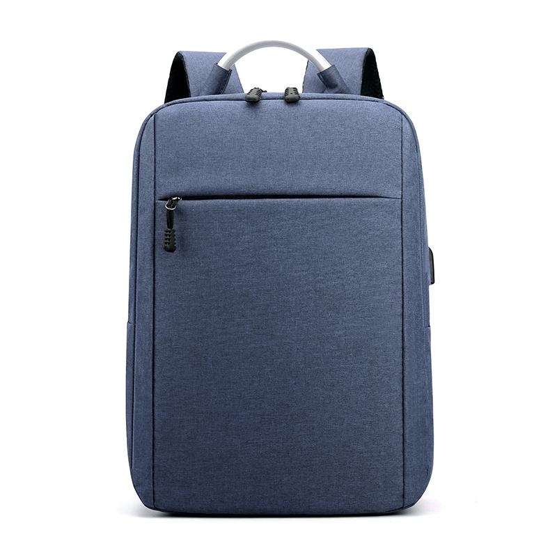 Rugzak 15.6 Inch Laptop Usb Mannelijke Leisure Rugzak Vrouwen Schooltas Anti Diefstal Mannen Rugzak Reizen Daypacks Mochila: Blue