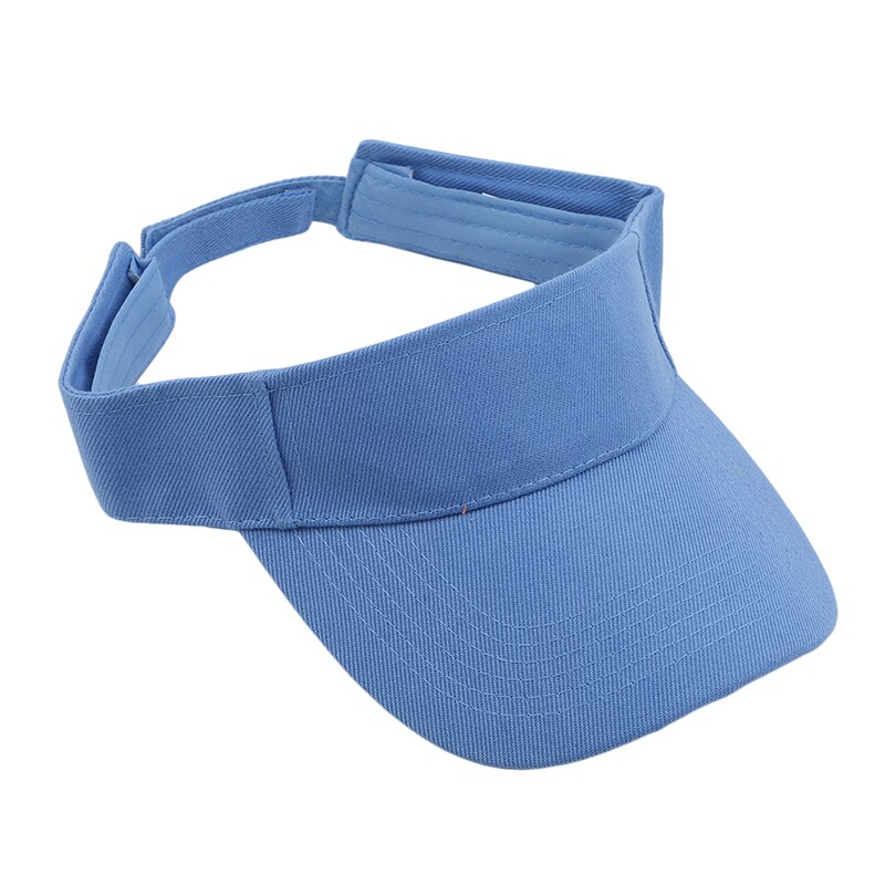 Tennis Caps Sun Sports Visor Hat For Men Women Running Beach Baseball Caps 6 Solid Color Golf Hats