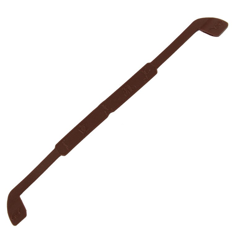 High Elastic Anti Slip Sets Silicone Sport Sunglasses Strap Glasses Ear hook Cords Eyeglasses Chain Cord Holder String Ropes: brown