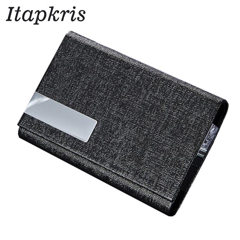 Aluminium Business Credit Card Holder Travel Leather Bank Cardholder Men ID Name Card Case Rfid wallet blocking