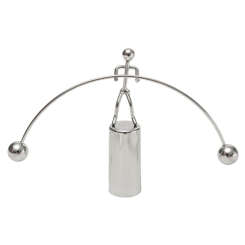 Bewegingsspeelgoed gewichtheffer mal kinetisch roestvrij staal gewichtheffen eeuwigdurend evenwicht kunst onderwijs gadget kantoor bureau decoratie