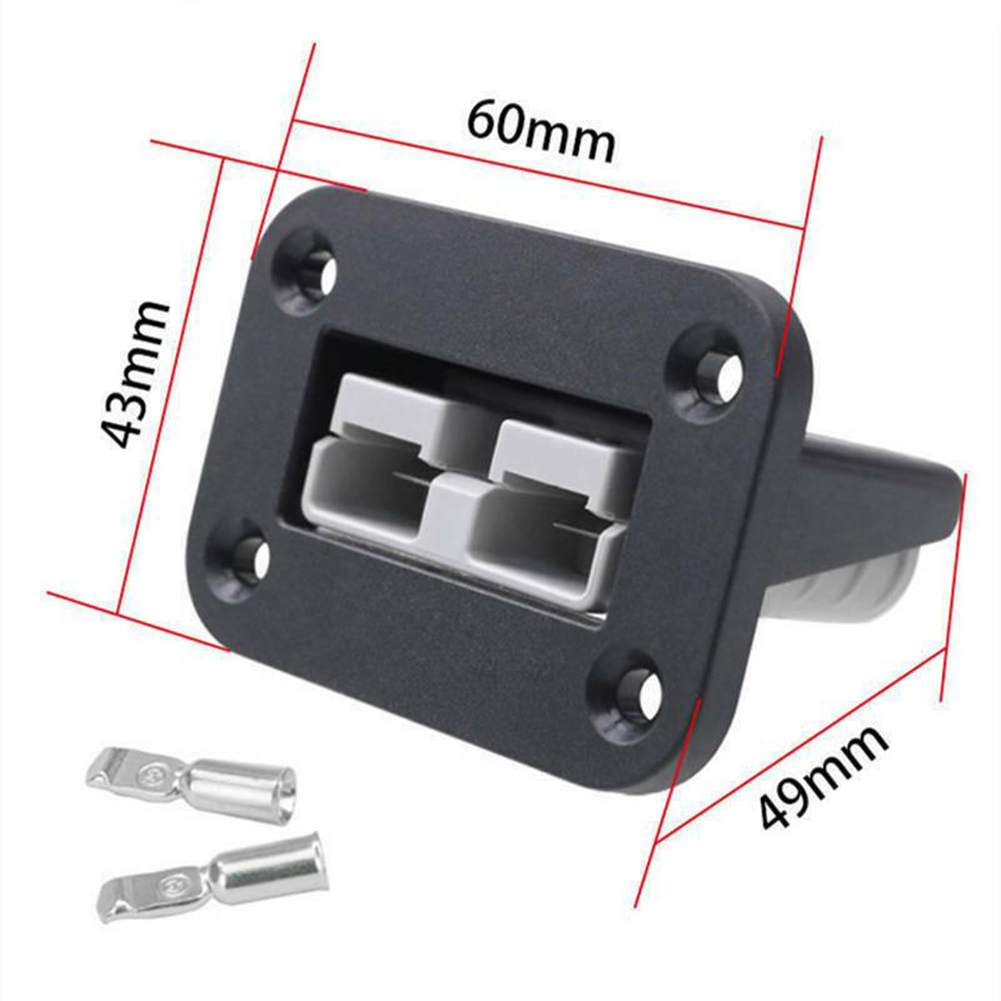 2 Teile/paket 50A Unterputz Halterung Für Anderson Stecker Ladung Tafeln Anschlüsse Für Schiff Yacht RV Passagier Auto Tafel Buchse