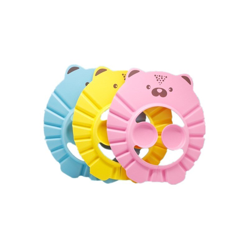 Kids Bath Visor Hat Children Waterproof Cap Safe Baby Shower Cap Adjustable Protect Eyes for 3M To 6Y Child Wash Hair Shield
