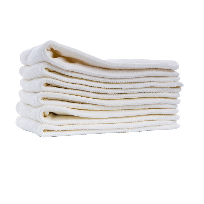 {AnAnBaby} 5 stuks Bamboe en Microfiber Inserts Herbruikbare Insert Met Snap In Voor Baby Doek Luier Baby Luier inserts Grootte: 14x35 CM
