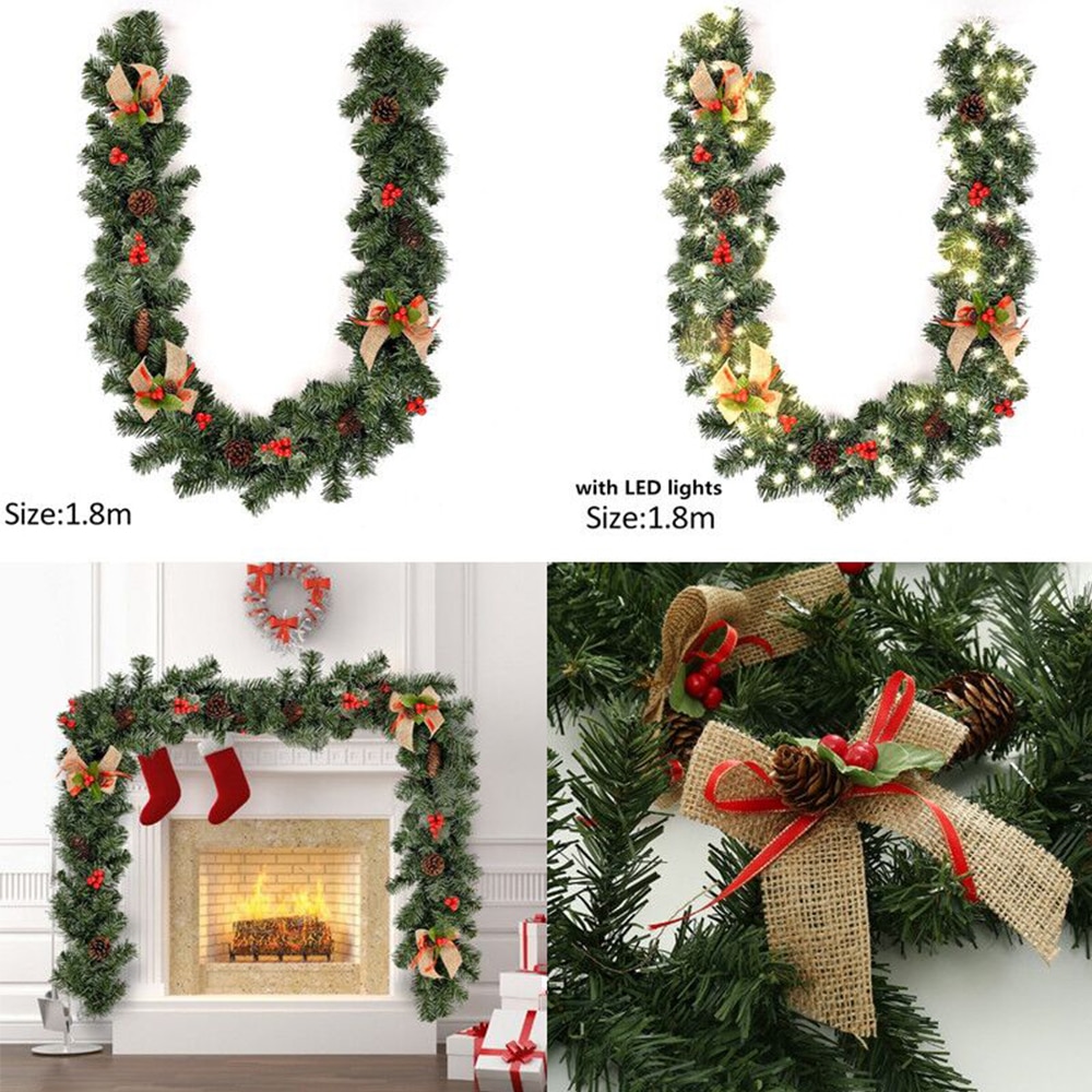 Juego De 45 Ramas Artificiales Para árbol De Navidad - Incluye Cedros Y Bayas Rojas, Decoración Para Interiores Y Exteriores