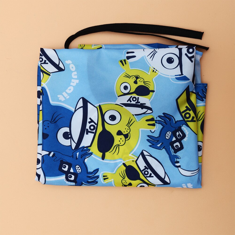 1Pc Haar Knippen Cape Cartoon Patroon Schort Haar Styling Cape Kapsalon Kleding Kappers Supply Voor Kinderen Kat