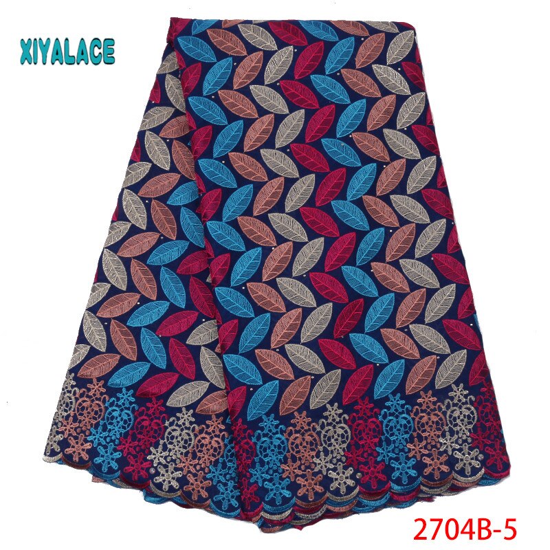 suisse Voile dentelle en suisse jolie 100% coton suisse Voile lacets pour africain couture dentelle YA2704B-2