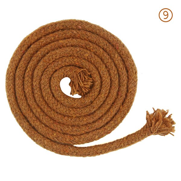 Ficelle colorée de 5mm, accessoires pour bricolage, cordon rond en coton pour vêtements, corde à dessin en macramé de 10 m/min/lot: Color No.9