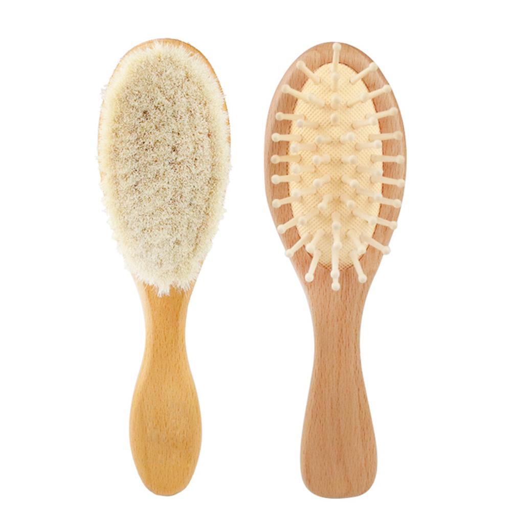 2 pièces brosses de bain pour bébé doux de sécurité peigne cou visage Fibers extrêmement douces