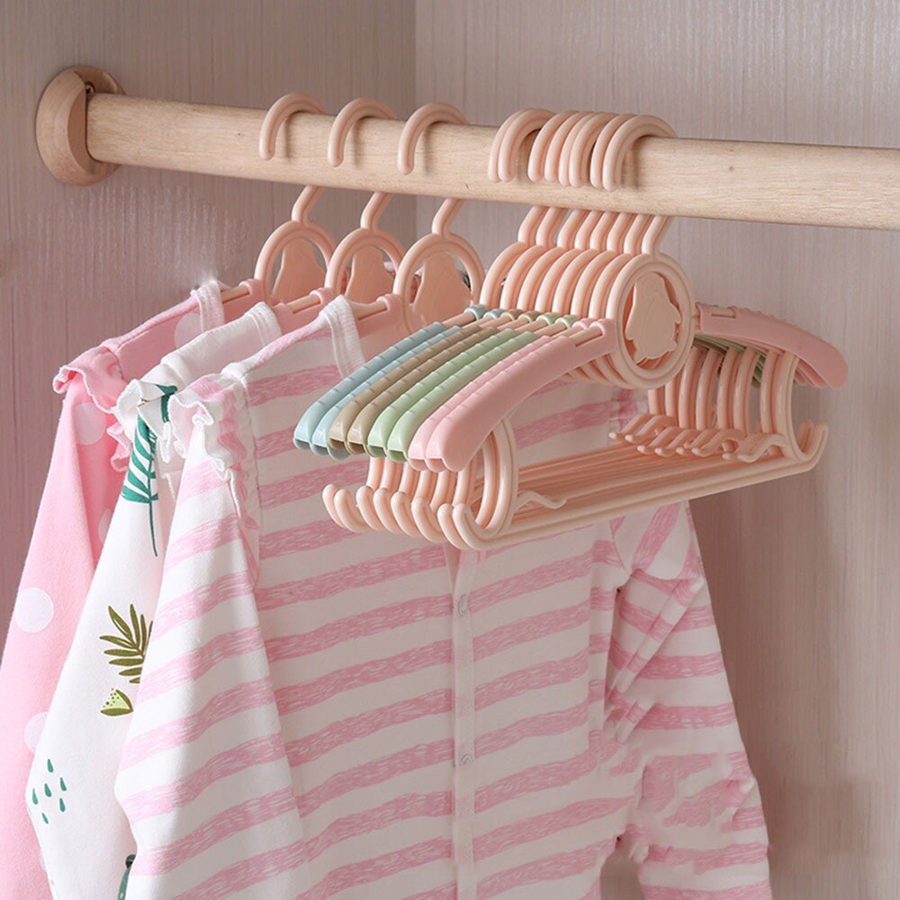 Duurzaam Baby Kleding Hangers Telescopische Kleding Leuke Cartoon Kinderen Hangers Kid Kledingrekken Baby Plastic Hanger