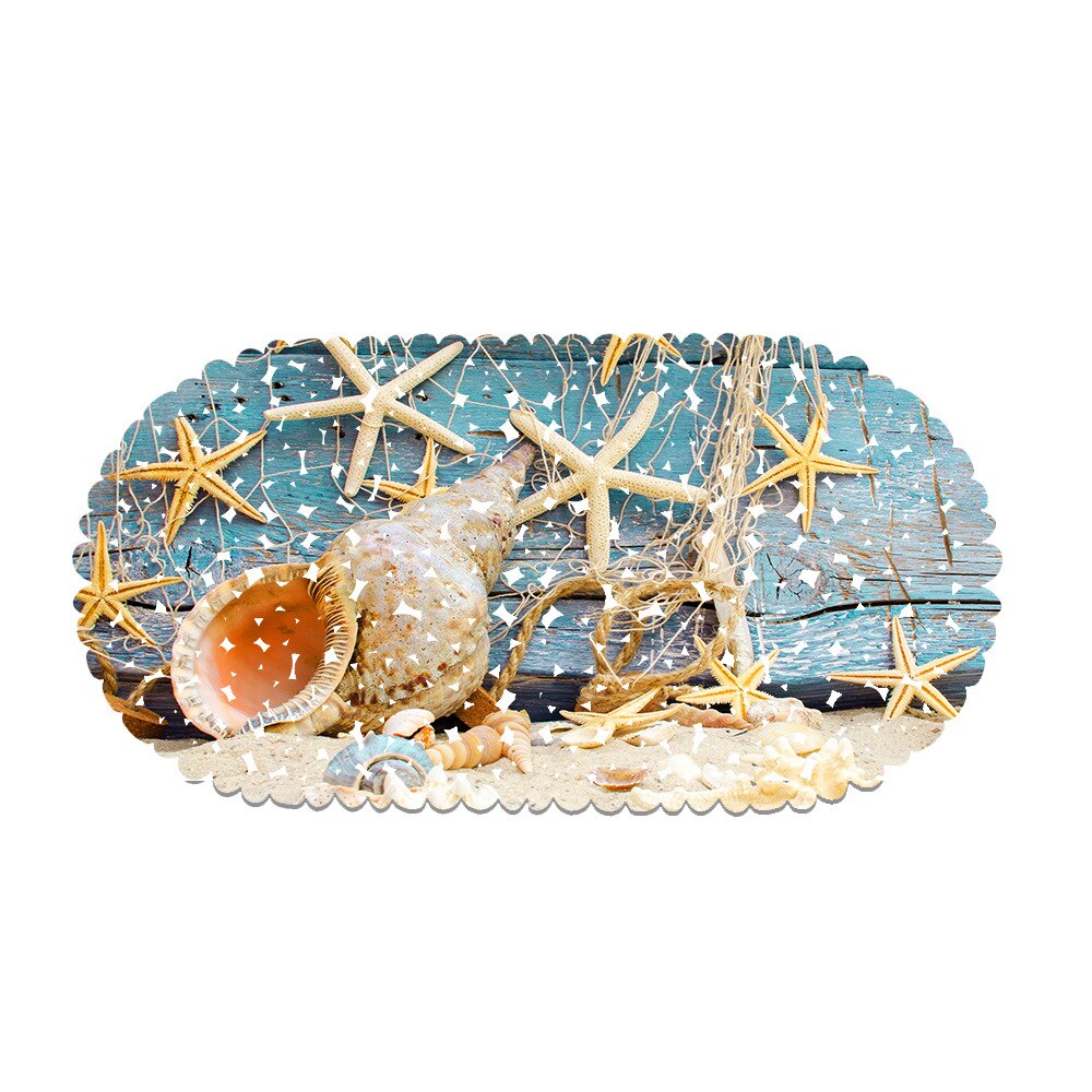 Turtle Underwater World Ocean Bath Mat PVC Anti Slip Douche Bathroom Mat Shower Pad Kitchen Carpets Home Decoration: A13