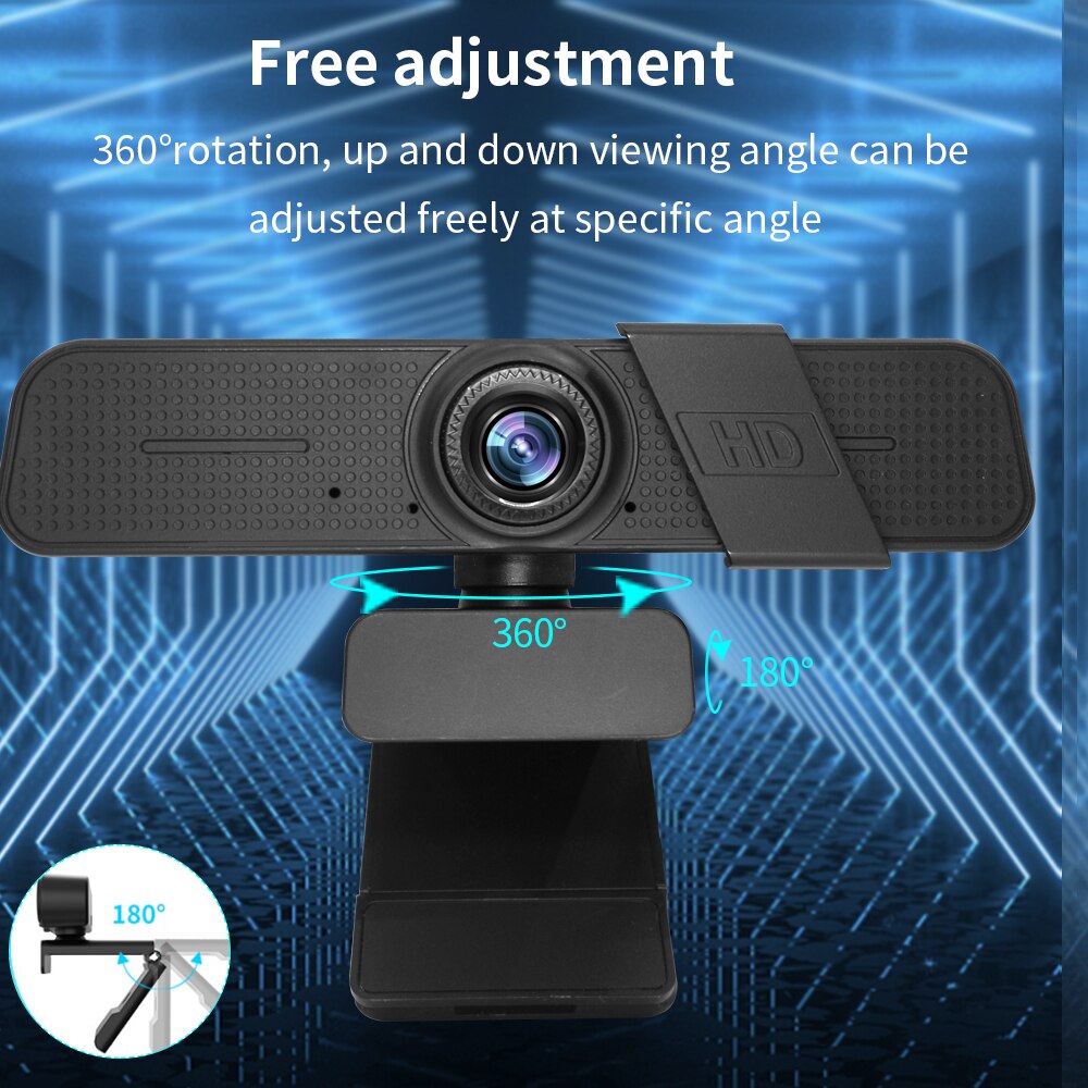Tishric C150 Hd Webcam 1080P 2K Computer Camera Webcam Web Camera Met Microfoon Usb Webcam Full Hd 1080P Webcam Voor Pc