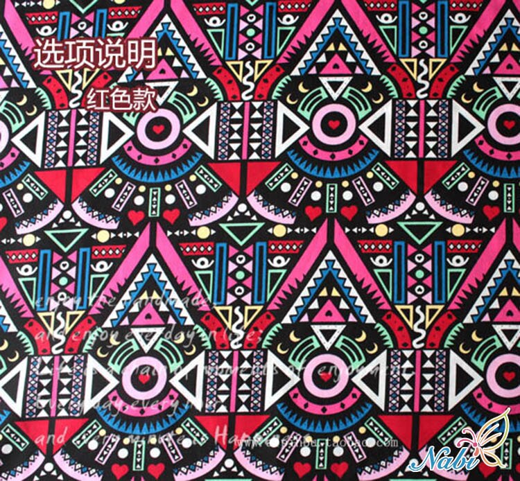 Baumwolle stoff sterben tuch Patchwork Stoffe durch sterben Meter Stoff für Hand für möbel mysteriös Stamm Jahrgang 50x145cm: B829